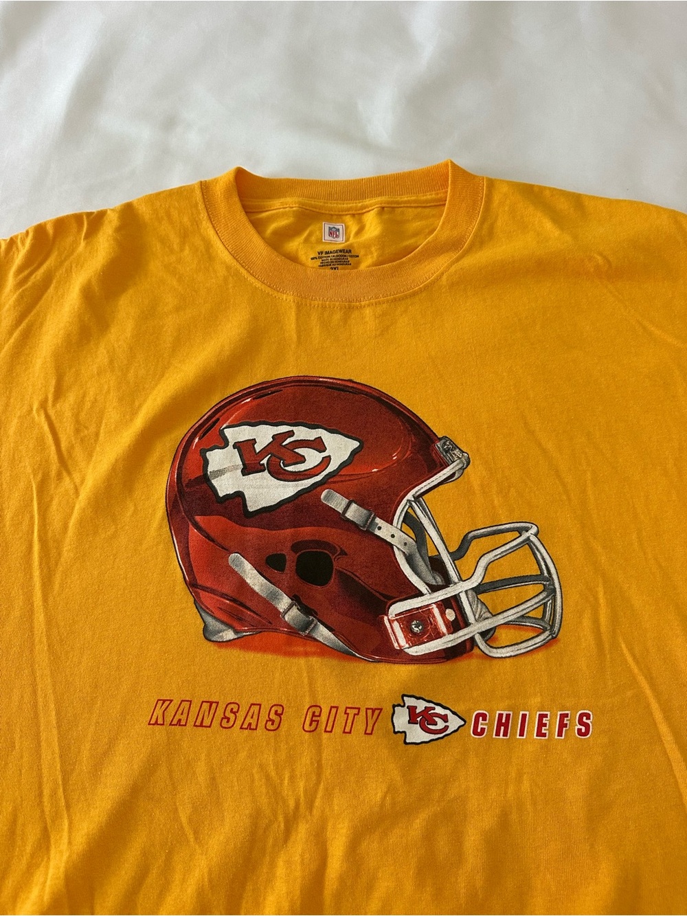 Kansas City Chiefs Yellow Graphic Tee